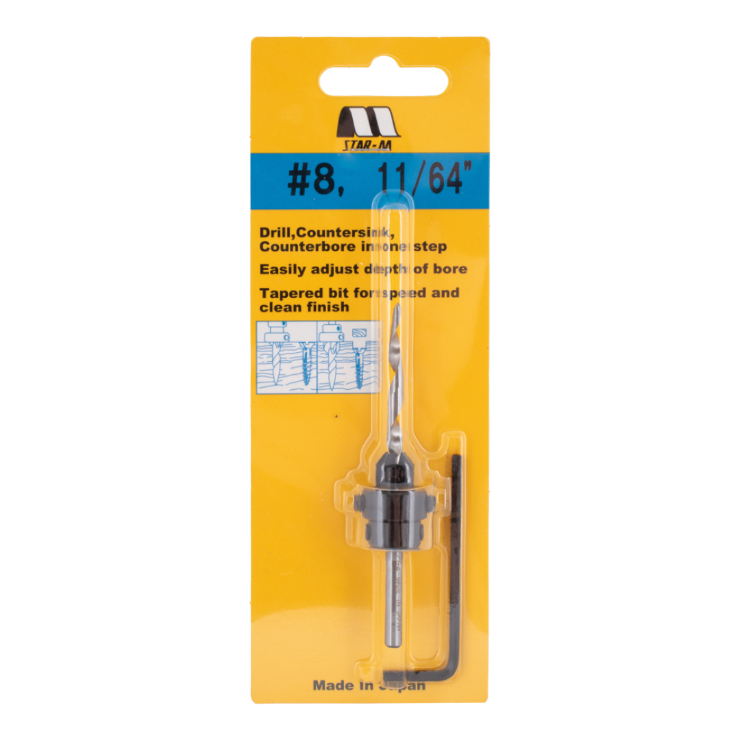STAR-M 11/64" Adjustable Countersink / Bore