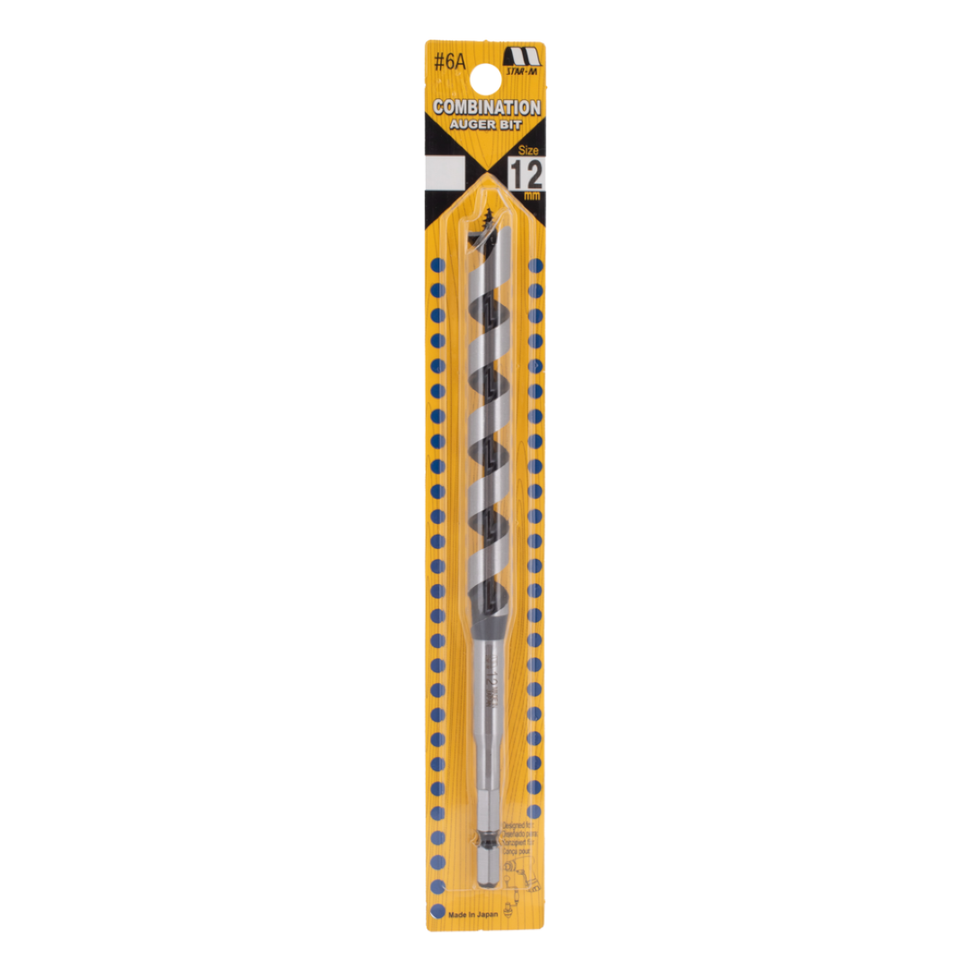 STAR-M Combination Auger Bit (12mm x 190mm)