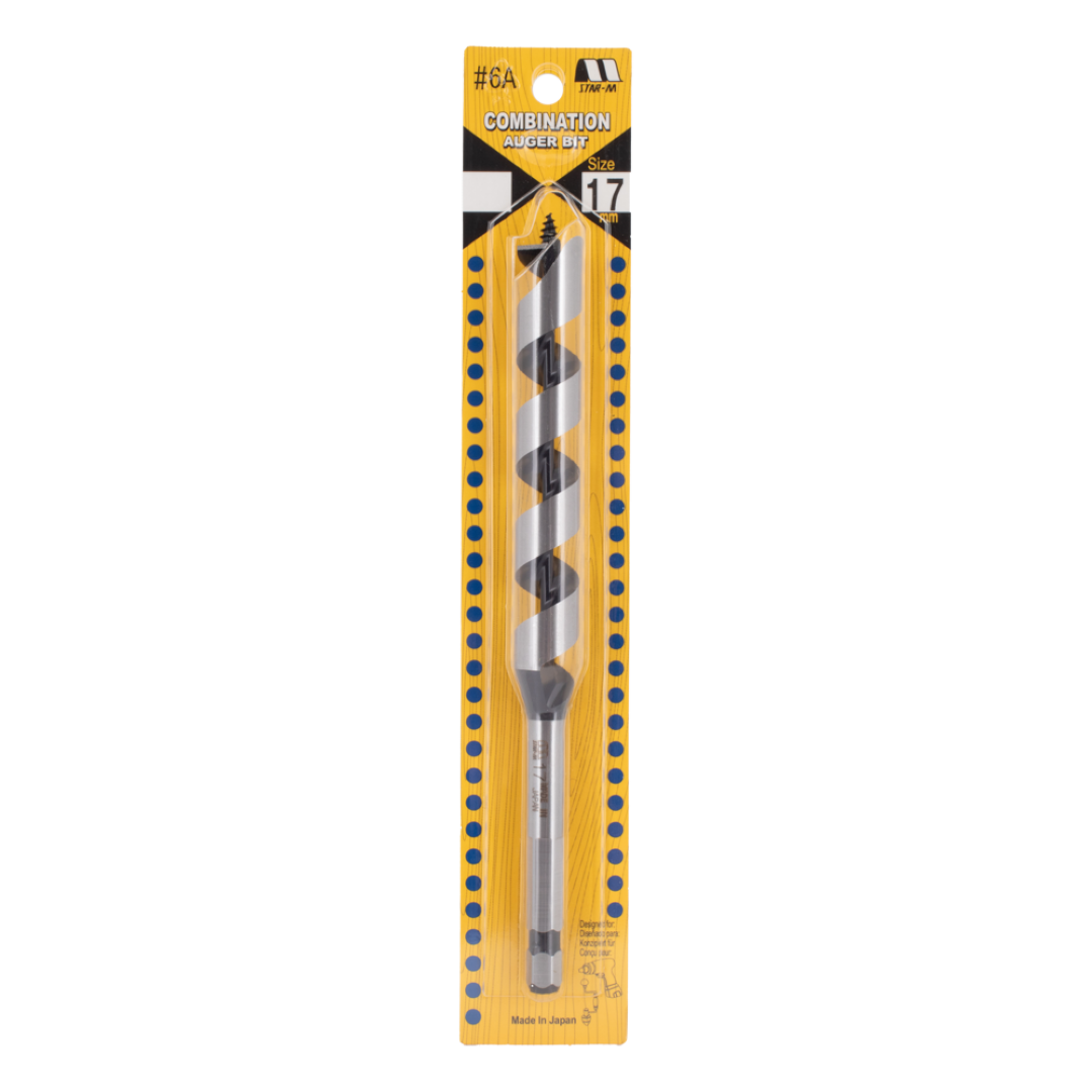 STAR-M Combination Auger Bit (17mm x 200mm)