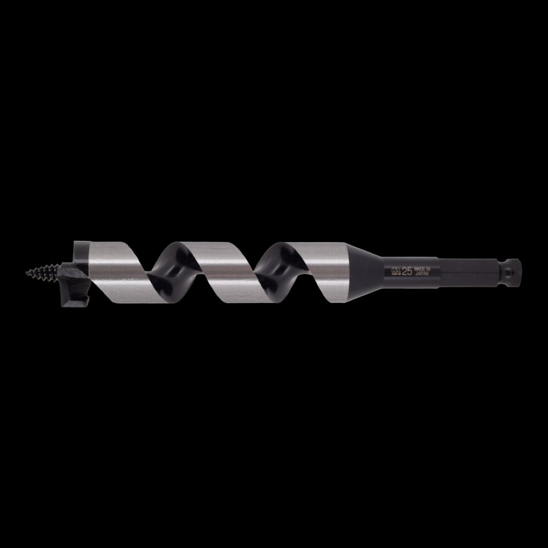 STAR-M Nail Biter Ship Auger, 25mm x 190mm, precision-cutting edge for nails in wood, crafted from durable High Carbon Steel.