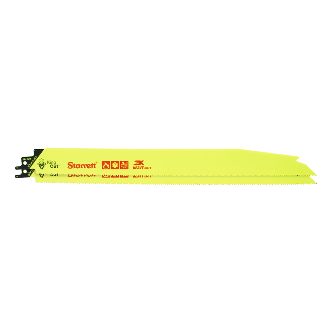 STARRETT Fire Rescue & Demolition Reciprocating Blade (300mm x 10/14t) - 2 Pack