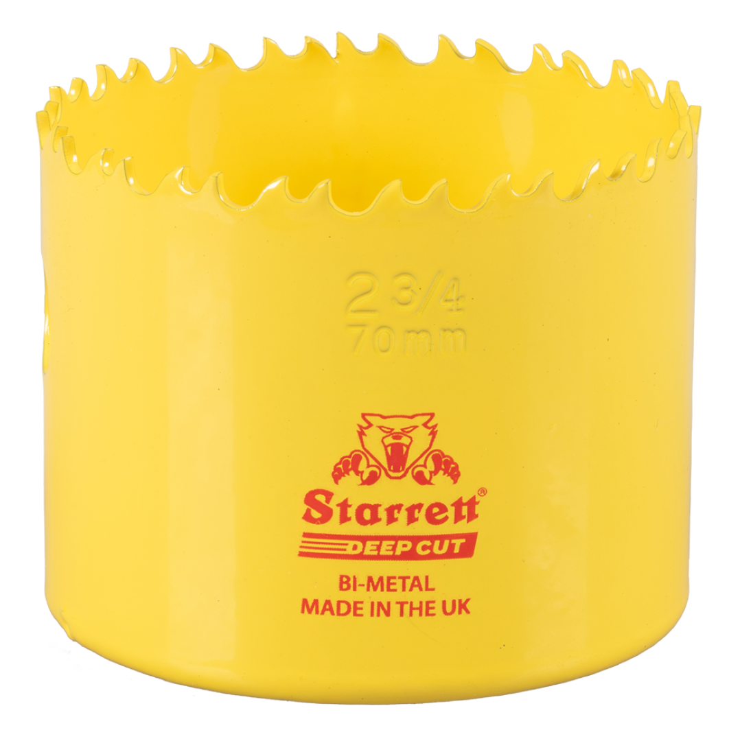 STARRETT 70mm Deep Cut Holesaw