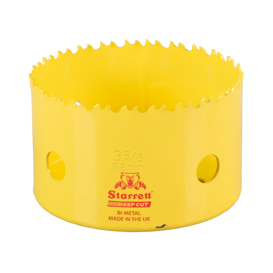 STARRETT 92mm Deep Cut Holesaw