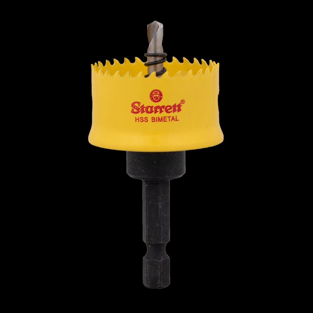 STARRETT 32mm Smooth Holesaw for precise cutting in steel, wood, and plasterboard, featuring durable HSS construction and 8 TPI.