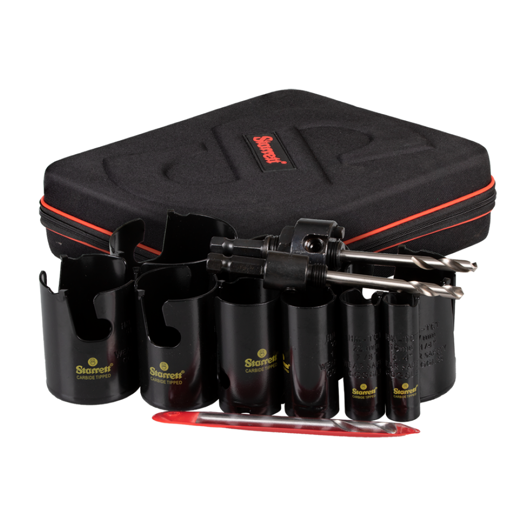 STARRETT TCT Holesaw Set - 9pc