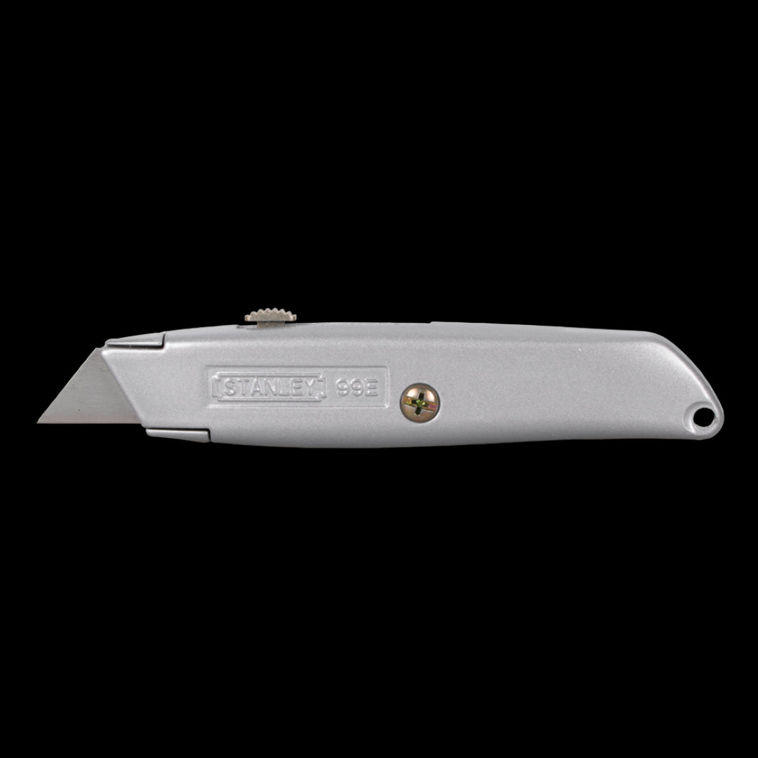 STANLEY Retractable Blade Trimming Knife with ergonomic grip and safety retractable blade, ideal for precise cutting tasks.