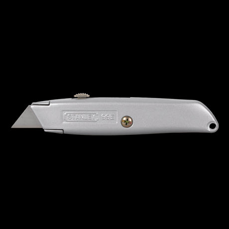 STANLEY Retractable Blade Trimming Knife with ergonomic grip and safety retractable blade, ideal for precise cutting tasks.