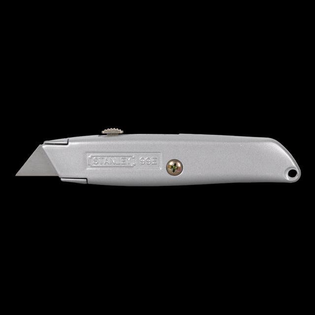 STANLEY Retractable Blade Trimming Knife with ergonomic grip and safety retractable blade, ideal for precise cutting tasks.