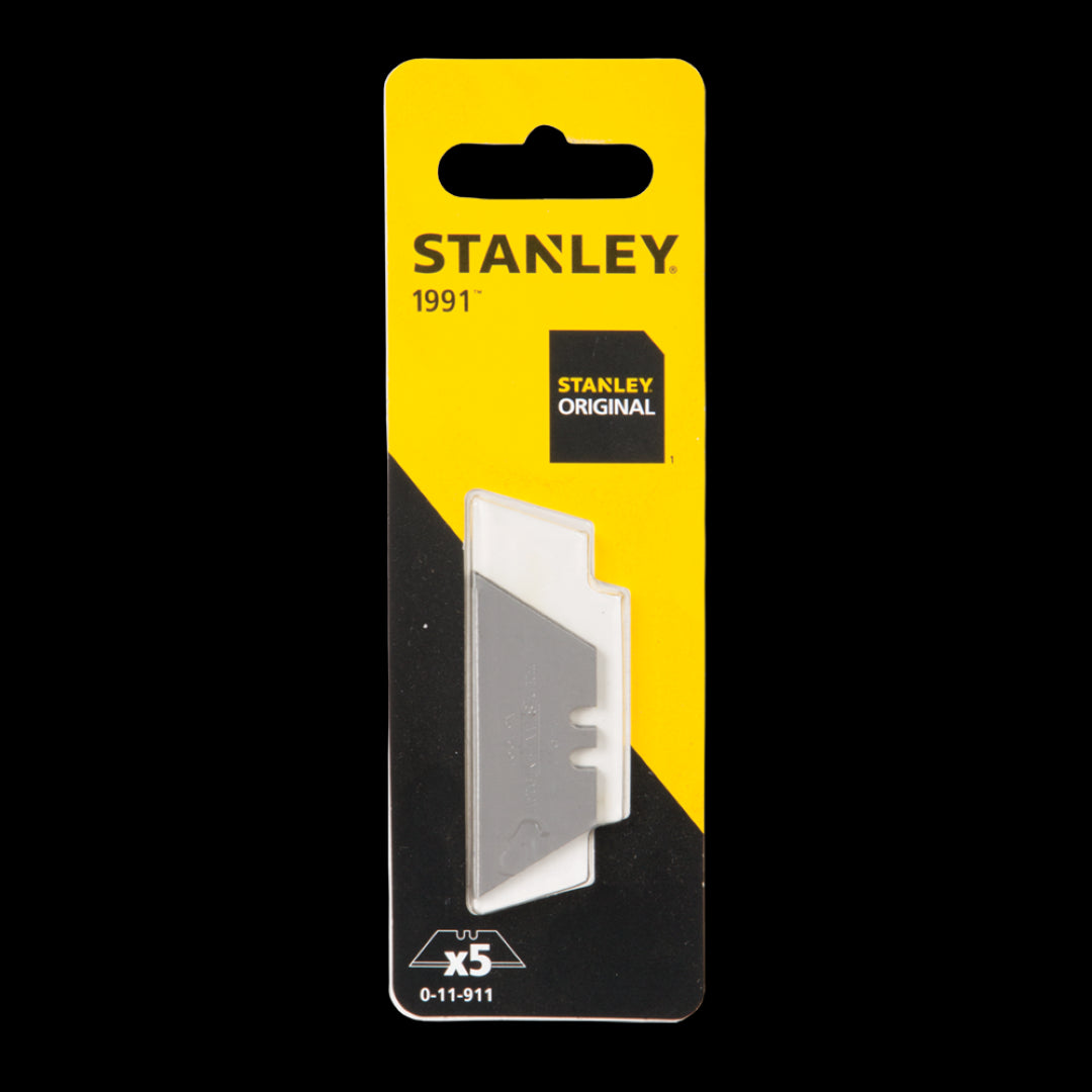 STANLEY Standard Duty Knife Blades - 5 Pack, durable and precise blades for clean cuts in various materials.