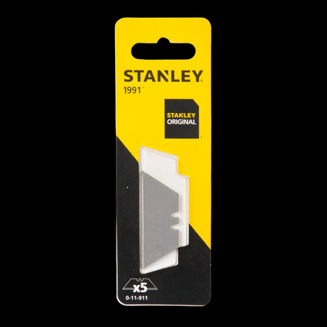 STANLEY Standard Duty Knife Blades - 5 Pack, durable and precise blades for clean cuts in various materials.