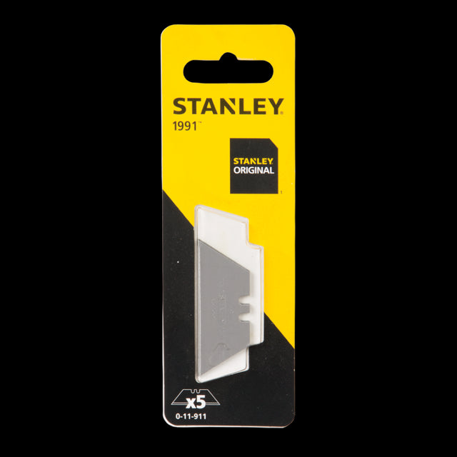 STANLEY Standard Duty Knife Blades - 5 Pack, durable and precise blades for clean cuts in various materials.