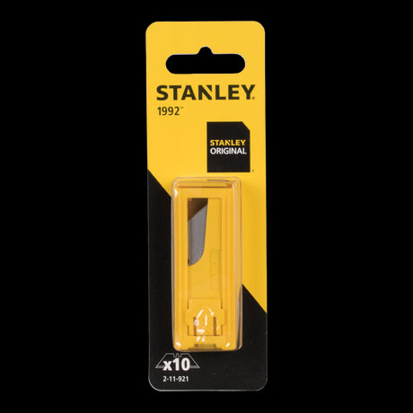 STANLEY Heavy Duty Knife Blades - 10 Pack for precise cuts through carpet, vinyl, cardboard, and more.