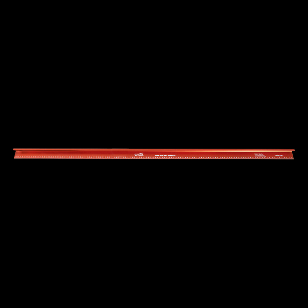 SWANSON 1200mm Savage No-Slip Straight Edge in vibrant orange, featuring No Slip Grip and precision laser etching for accurate cuts.