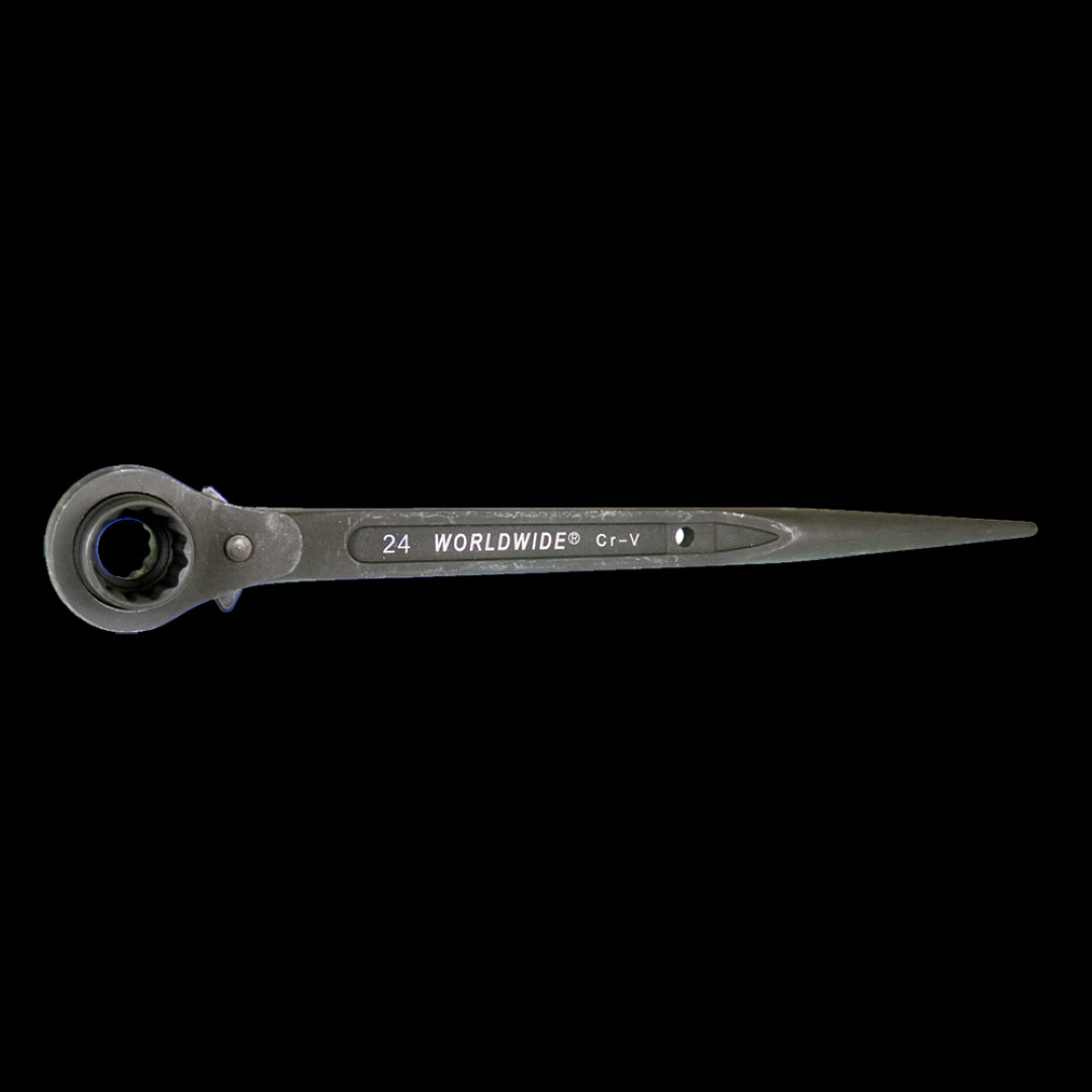 TOOLWARE 360mm Spud Ratchet Wrench with ergonomic grip, designed for versatile tightening in tight spaces.