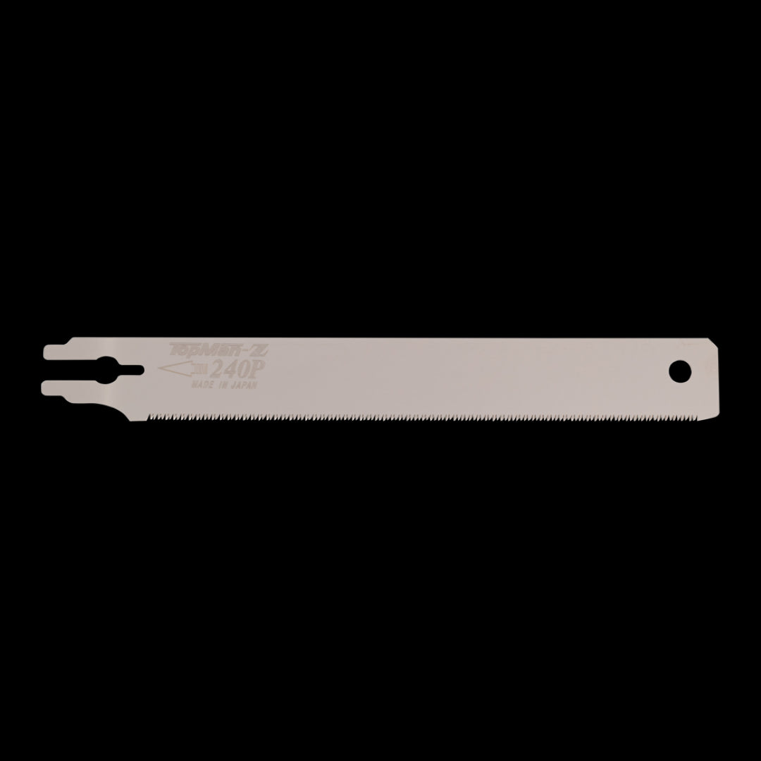TOPMAN 225mm Pipe Saw Blade, designed for precision cutting of PVC, plastic, and bamboo with 17 TPI for efficiency.