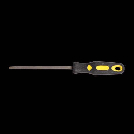 STANWAY 150mm Slim Taper File with triangular cross-section, ideal for precise woodworking and sharpening tasks.