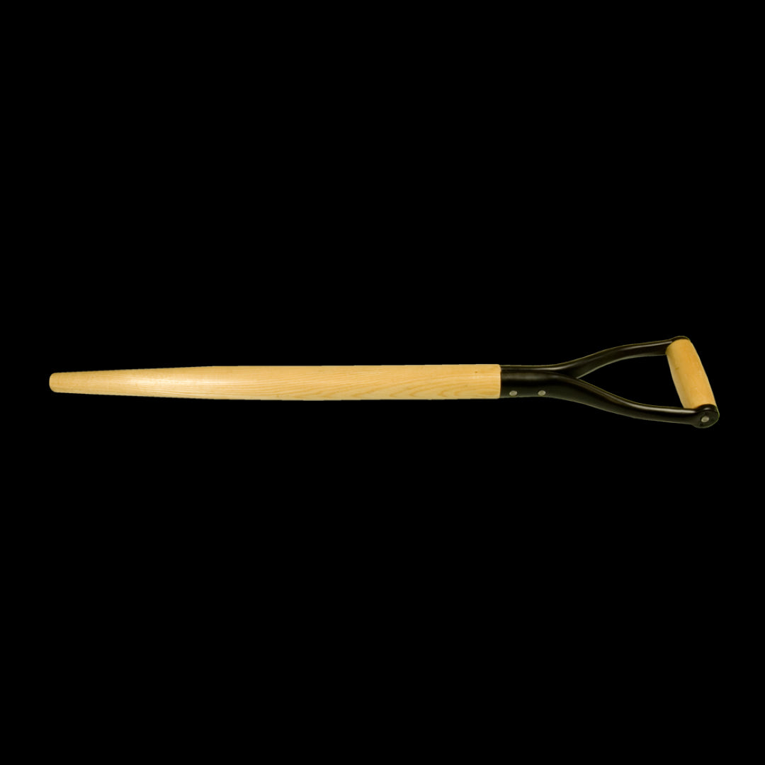 STANWAY 736mm hickory replacement D-handle designed for durability, comfort, and enhanced digging performance.