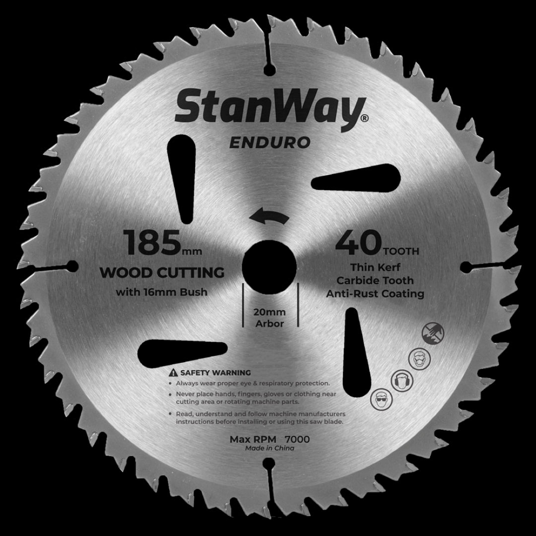 STANWAY 185mm Enduro Circular Saw Blade (SMARTFOX)