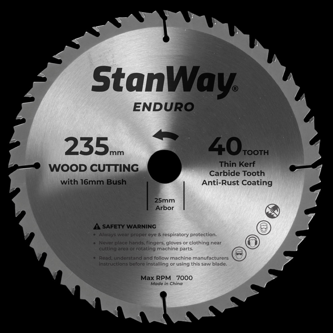 STANWAY 235mm Enduro Circular Saw Blade (SMARTFOX)