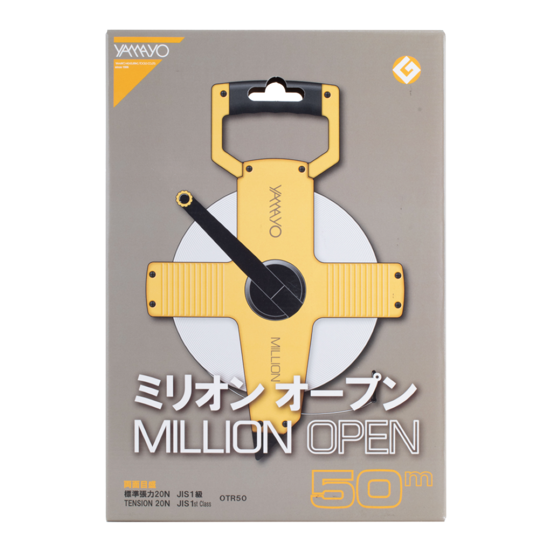 YAMAYO 50m PVC Coated Fibreglass Measuring Tape
