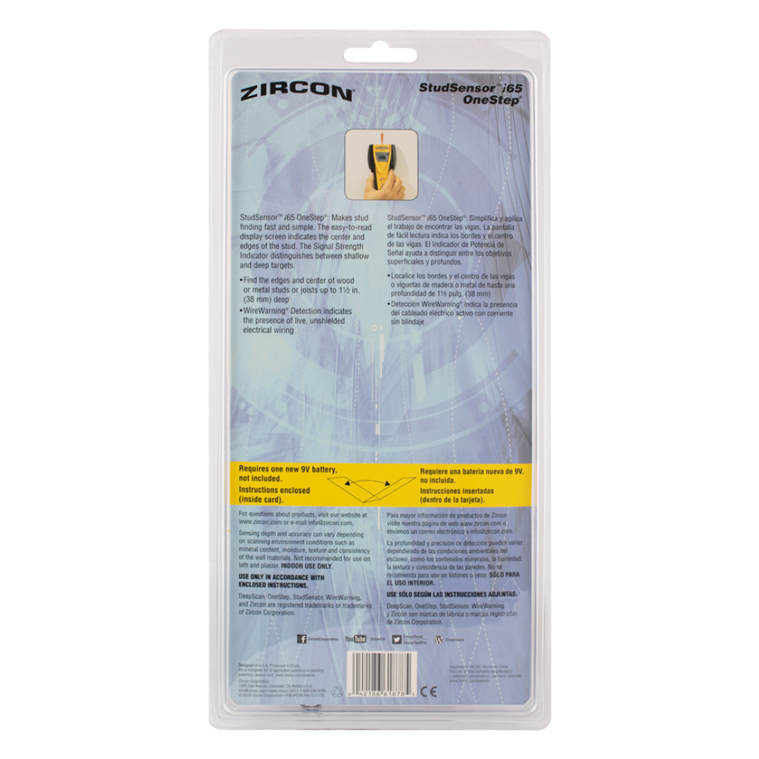 ZIRCON StudSensor™ i65 OneStep™