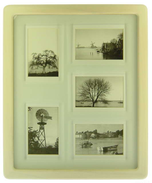 Photo Frame - White Wash 5 Opening