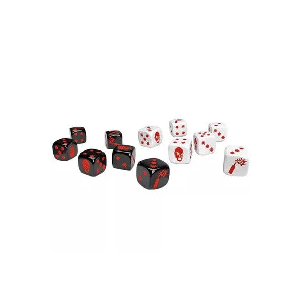 Zombicide - 2nd Edition: Black and White Dice Pack