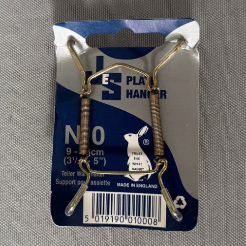 Jes Plate Hanger - Brass (9-13cm)