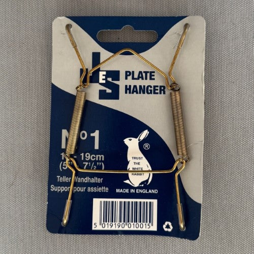 Jes Plate Hanger - Brass (13-19cm)