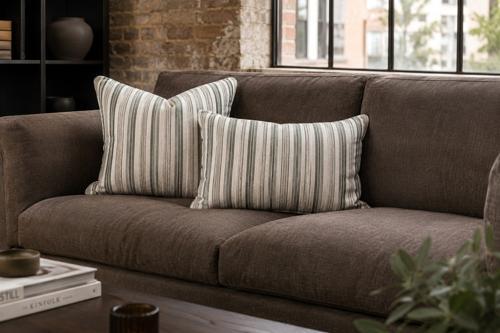 Striped Grass Cushion Cover - Snugg & Co 550x550