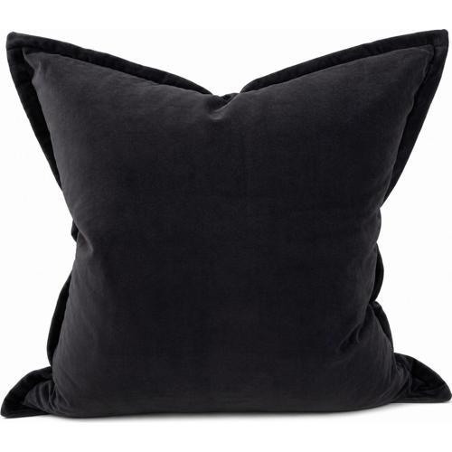 Velvet Black Cushion Cover - Snugg & Co 550x550