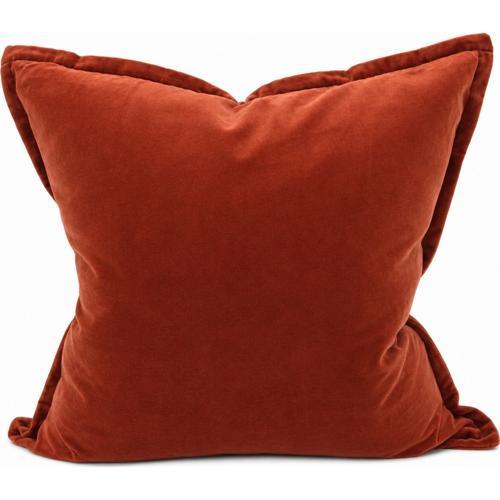 Velvet Burnt Terracotta Cushion Cover - Snugg & Co 550x550