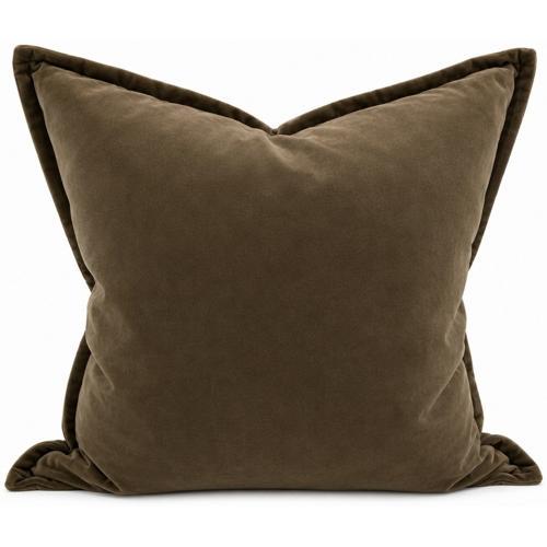 Velvet Olive Cushion Cover - Snugg & Co 550x550