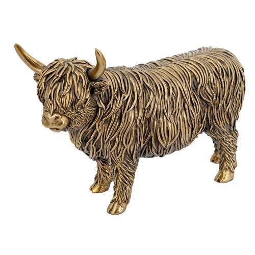 Highland Cattle Decorative Statue