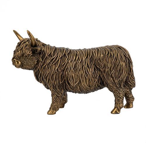 Highland Cattle Decorative Statue