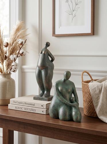 Decorative Lady Figurine Sculpture
