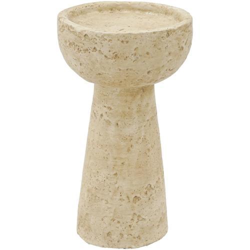 Concrete Pedestal Candle Holder