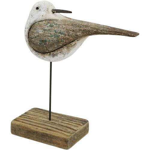 Wooden Seagull Coastal Ornament 180x68x200