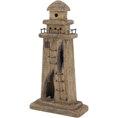 Wooden Lighthouse Coastal Ornament 160x70x310