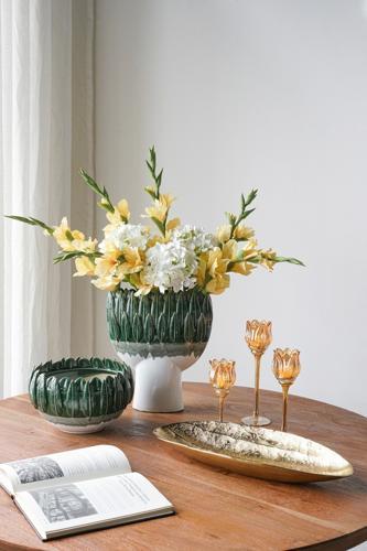 Tulip Glass Candle Holder Set of 3 - SE3154