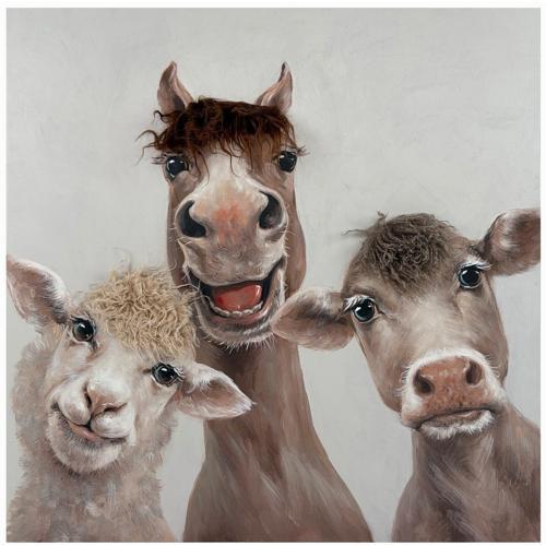 Bad Hair Day The Family Canvas Wall Art 800x800