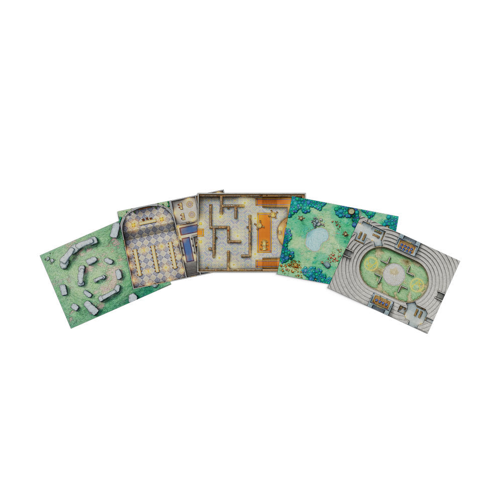 D&D Arcana Unleashed Map Pack - Gaming Tokens