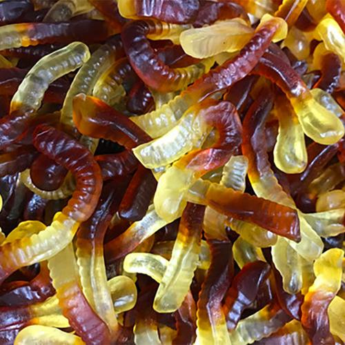 Kiwi Delights Cola Worm Gummy - 2kg Bag