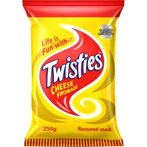 Twisties Cheese 250g - (Pack of 16)