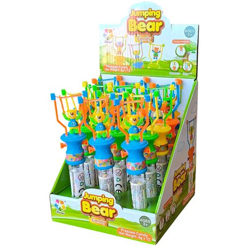 Jumping Bear Candy 8g - (Pack of 12)
