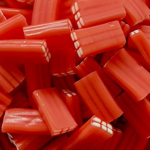 Dulceplus Jelly Strawberry Bricks - 2kg Bag