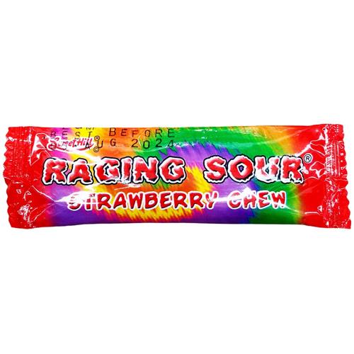 Raging Sour Strawberry Chew 12g - (Pack of 200)