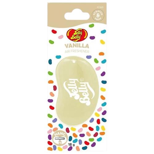 Jelly Belly Car Air Fresheners Vanilla - (Pack of 6)