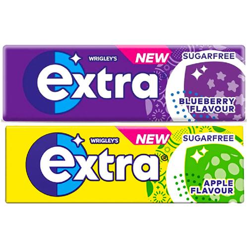Wrigleys Extra Apple & Blueberry 14g - (Pack of 30)