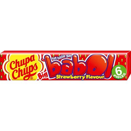 Chupa Chups Gum Strawberry 27.6g - (Pack of 20)